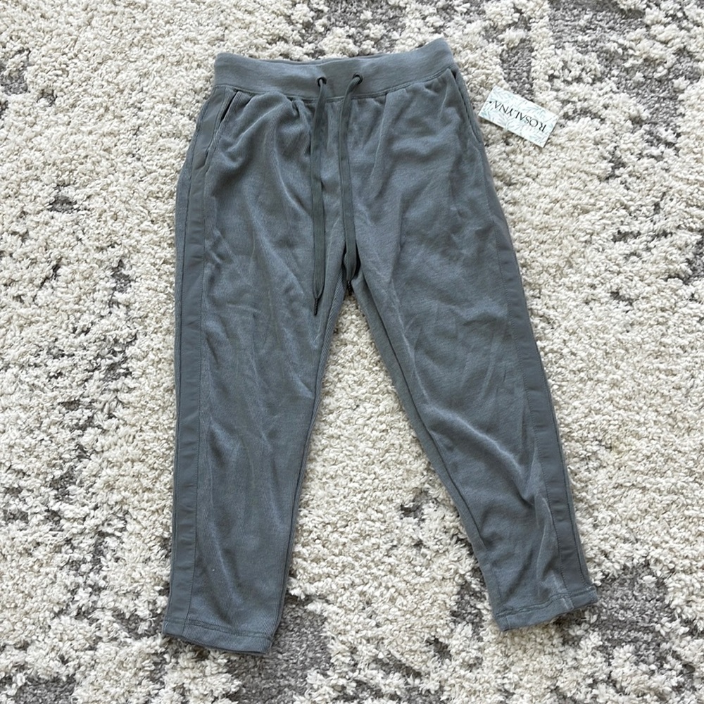 Rosalyna Cropped Lounge Joggers Size S